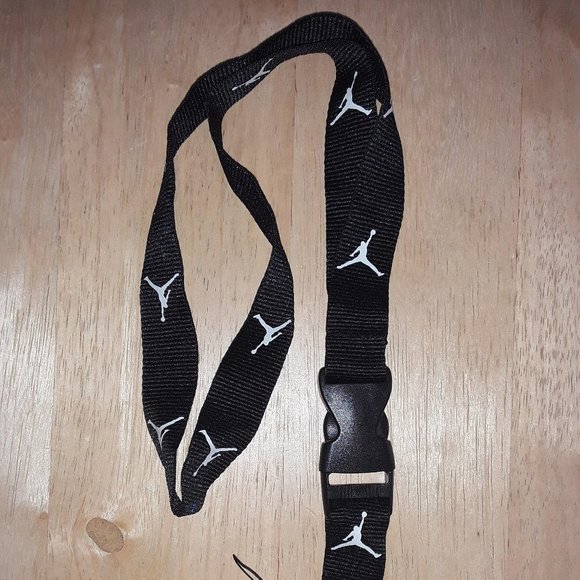 Jordan Black One Size Lanyard with Clip - Picture 7 of 7